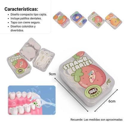 SEDA DENTAL PARA LIMPIAR PLASTICO DIM:6X9X3