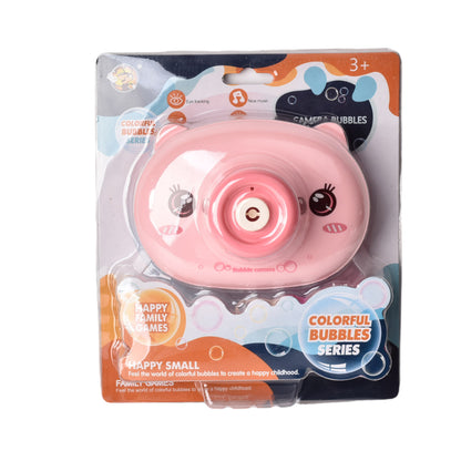 JUGUETE CAMARA DE BURBUJAS PLASTICO