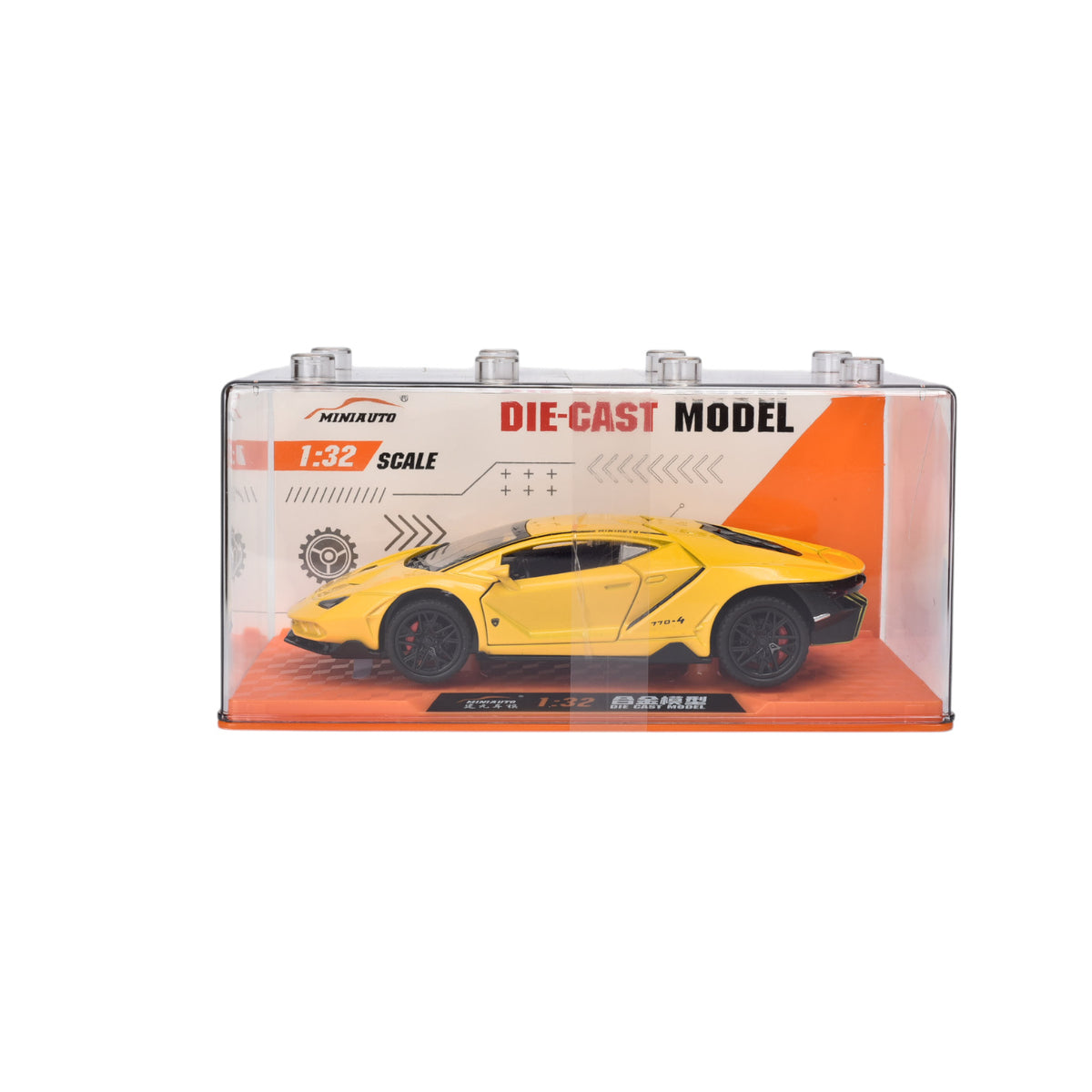 carro de coleccion metalico con estuche acrilico dim:9.8 x 18.4 x 9.8 cm