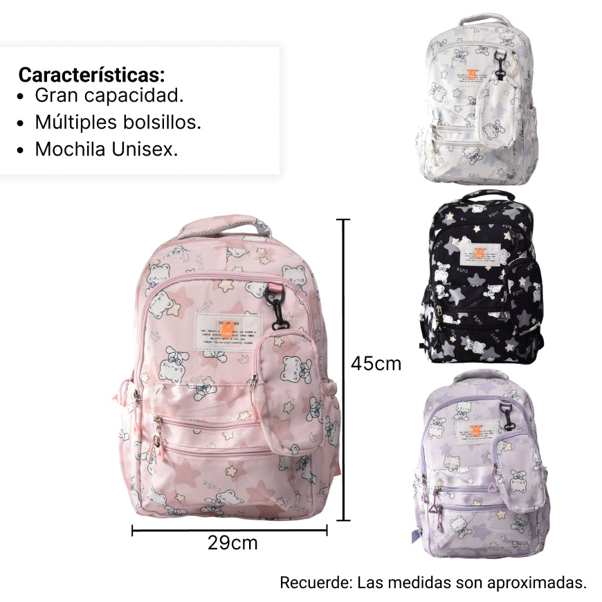maleta morral grande en poliester