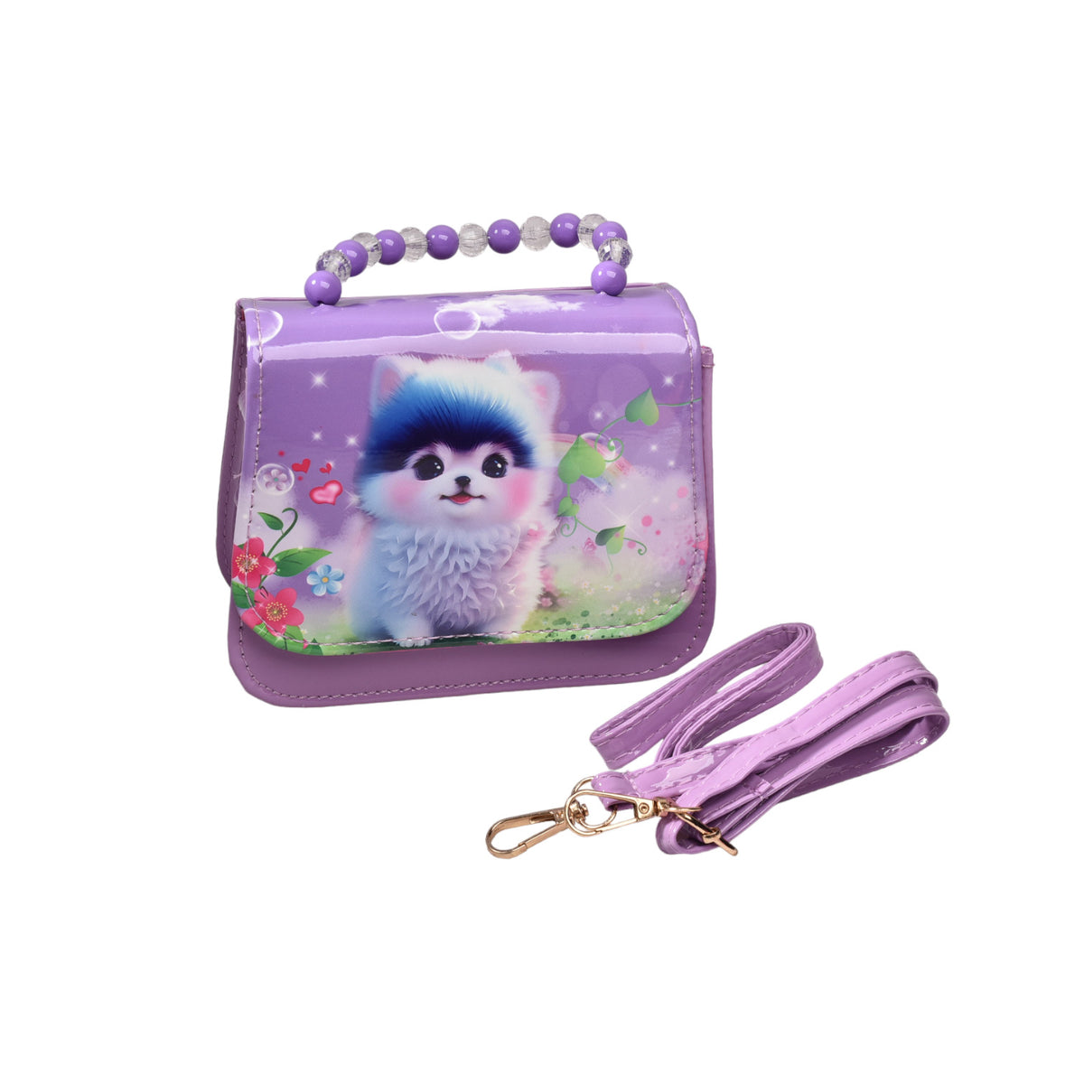 bolso de niña sintetico dim:16*13*6cm