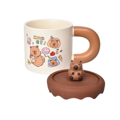 MUG POCILLO CERAMICA DISEÑO CAPYBARA 400ML DIM:8X8X8
