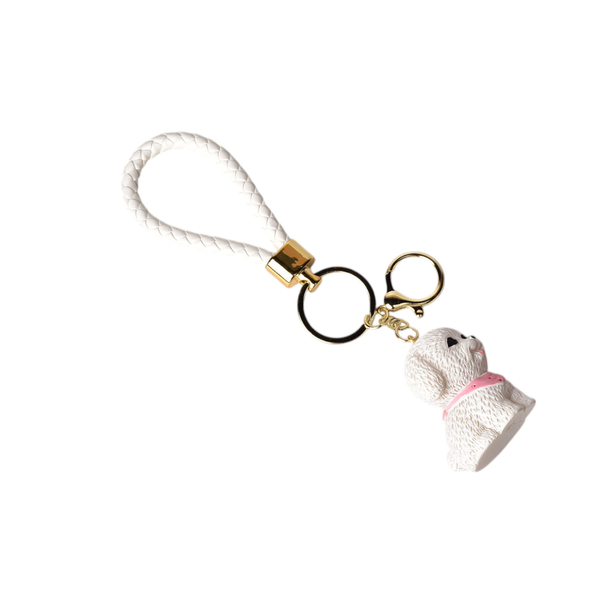 llavero resina forma de perro varios colores dim:5x3x4
