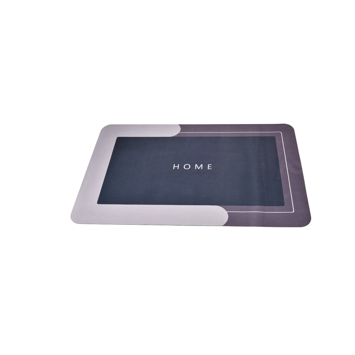 tapete de baño absorbente antideslizante caucho gris dim:38x58
