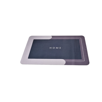 TAPETE DE BAÑO ABSORBENTE ANTIDESLIZANTE CAUCHO GRIS DIM:38X58
