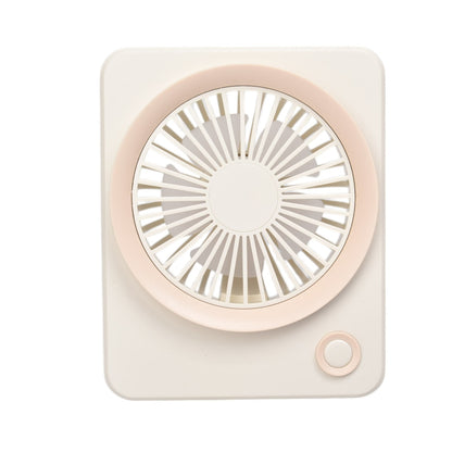 VENTILADOR CUADRADO PLASTICO RECARGABLE DIM:11X9X4