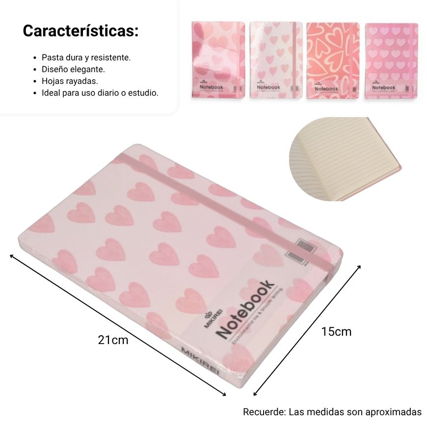 agenda diario cuaderno dim: 14x21