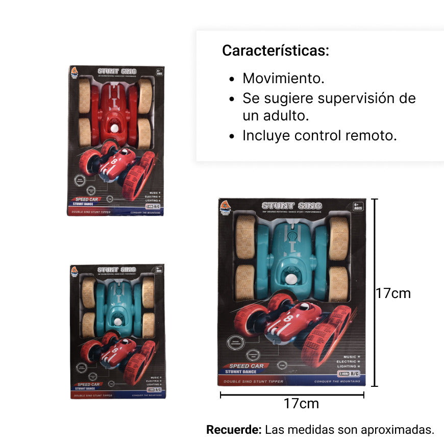 carro loco recargable con usb  dim:30x20x8