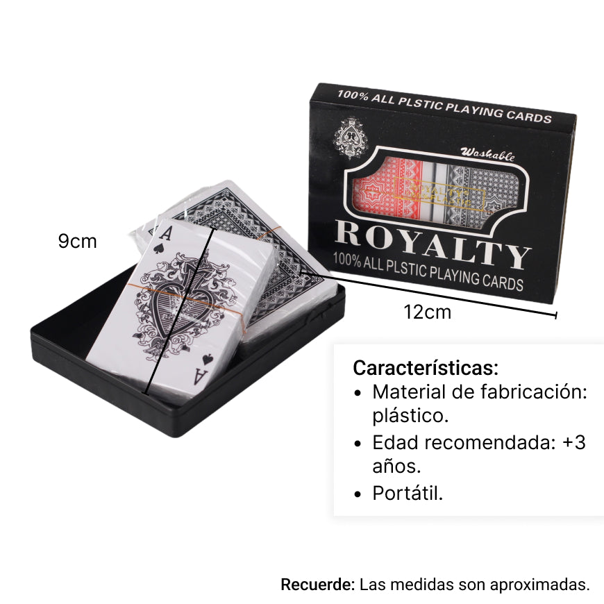 cartas naipe poker (m1049) dim:12*9cm