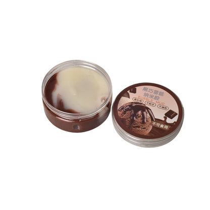 SLIME GEL MOLDEABLE PLASTICO CAFE DIM:8X8X4