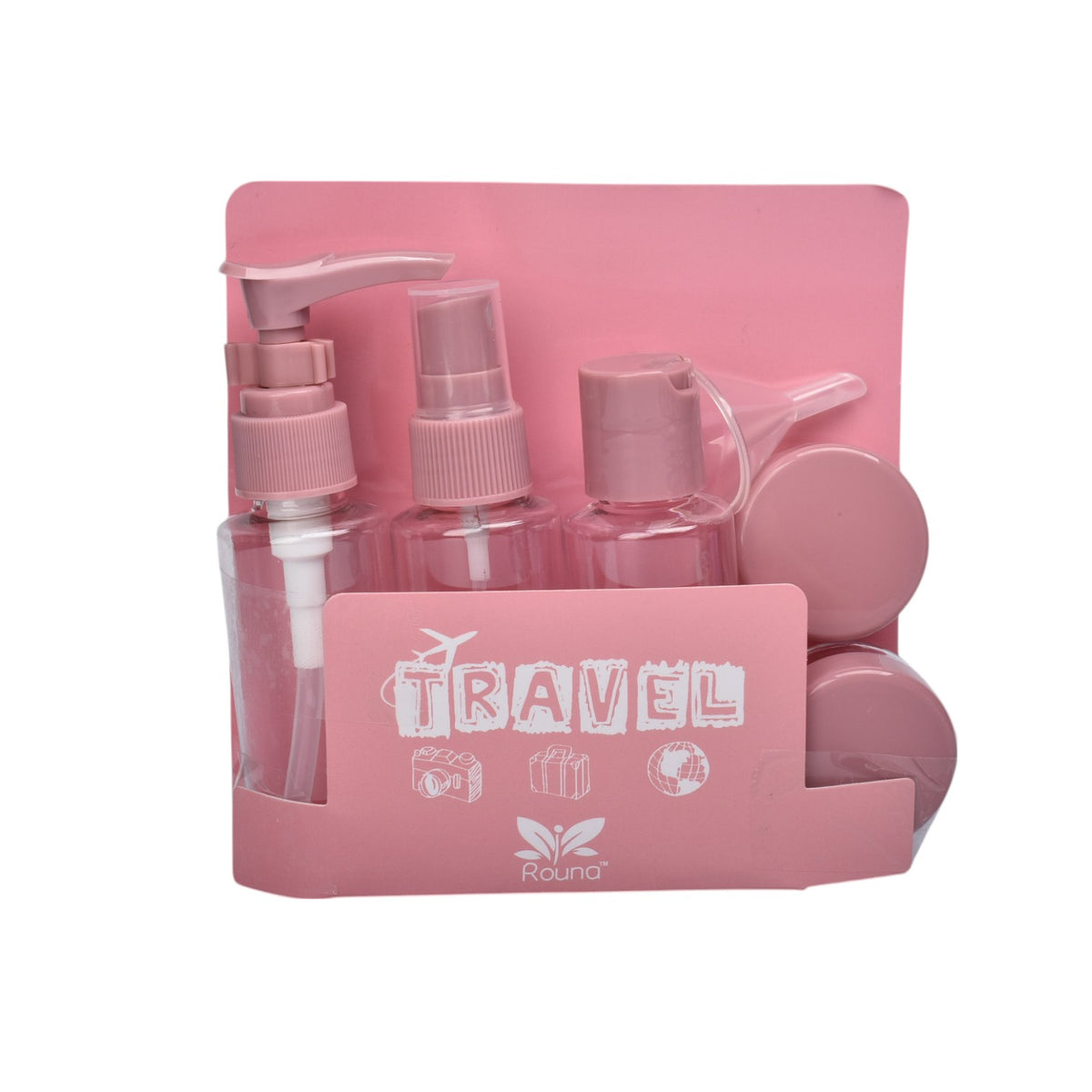 kit 6 envases recargables viajero plastico 50ml dim:15x16x3