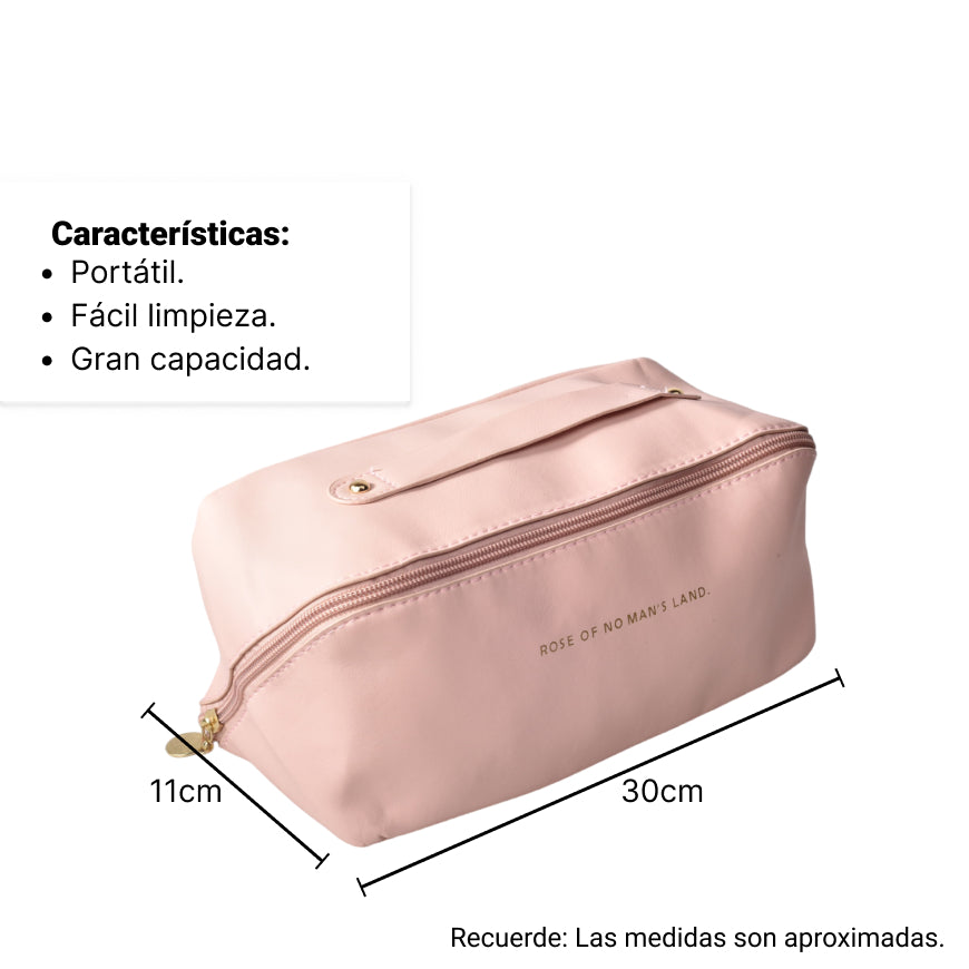 cosmetiquera en poliester sintetico diferentes colores