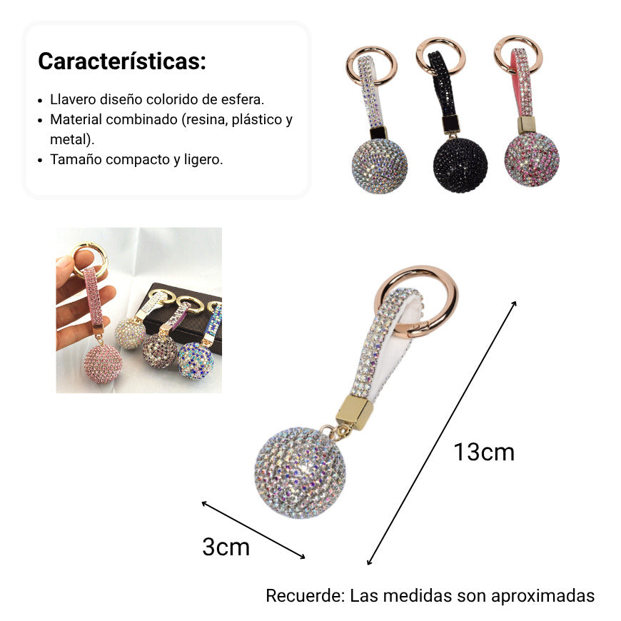 llavero resina plastico y metal dim:3x3x13
