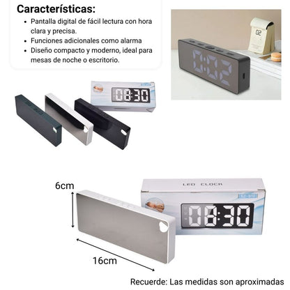 RELOJ DIGITAL PLASTICO DIM:16X6