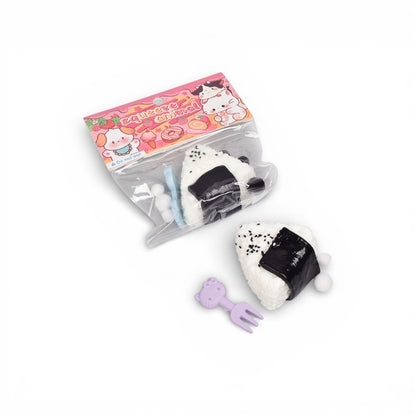 SQUISHY ANTI ESTRÉS  FORMA DE PASTEL ELASTICO CAUCHO  DIM:6X6X3