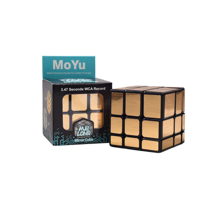 CUBO RUBIK 3X3 DORADO IRREGULAR DIM: 5,6CM