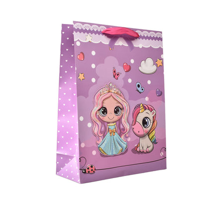 BOLSA REGALO EN PAPEL NIÑAS TAMAÑO GRANDE L