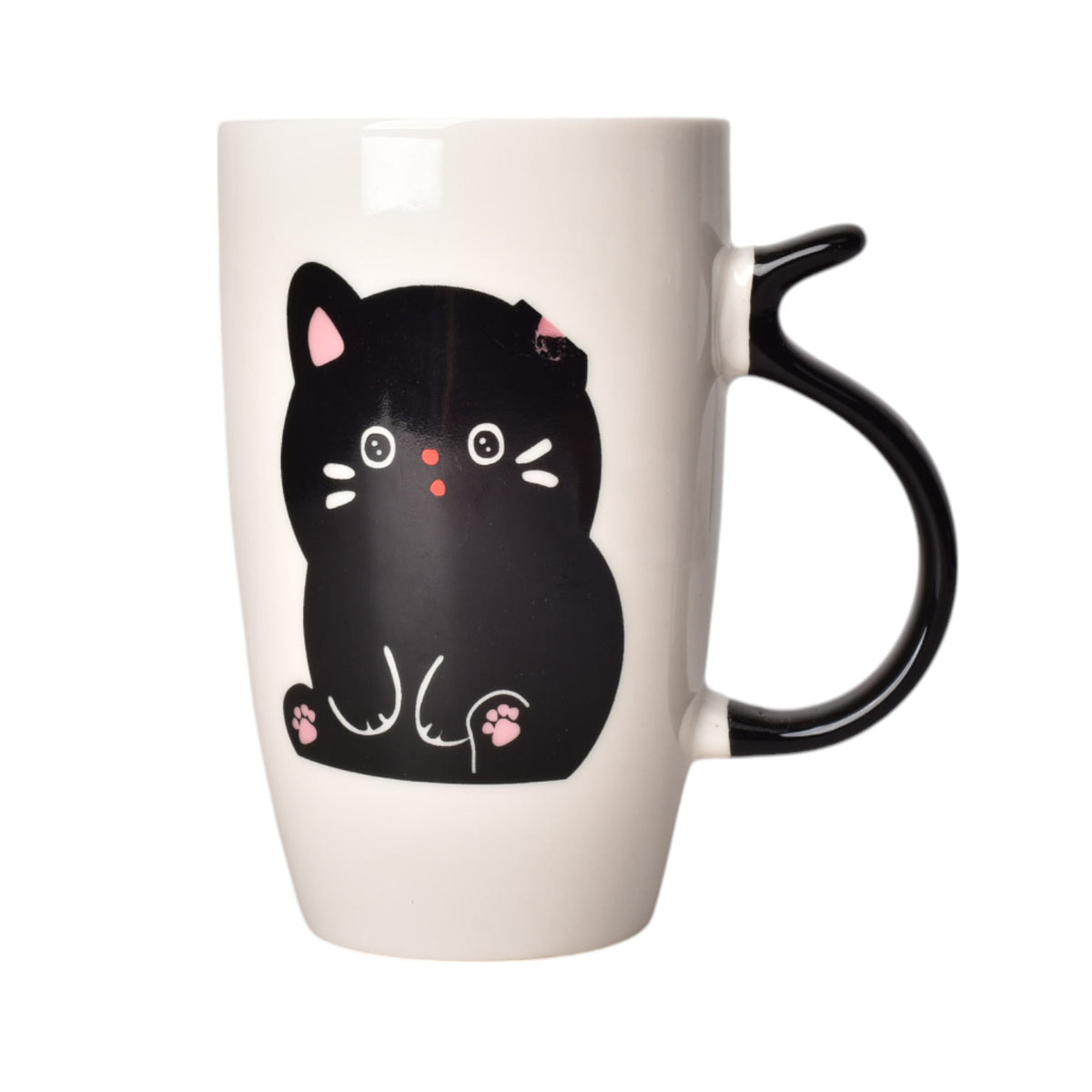 mug pocillo ceramica diseño de gatos 450ml dim:8x8x12