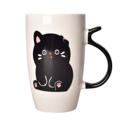 MUG POCILLO CERAMICA DISEÑO DE GATOS 450ML DIM:8X8X12