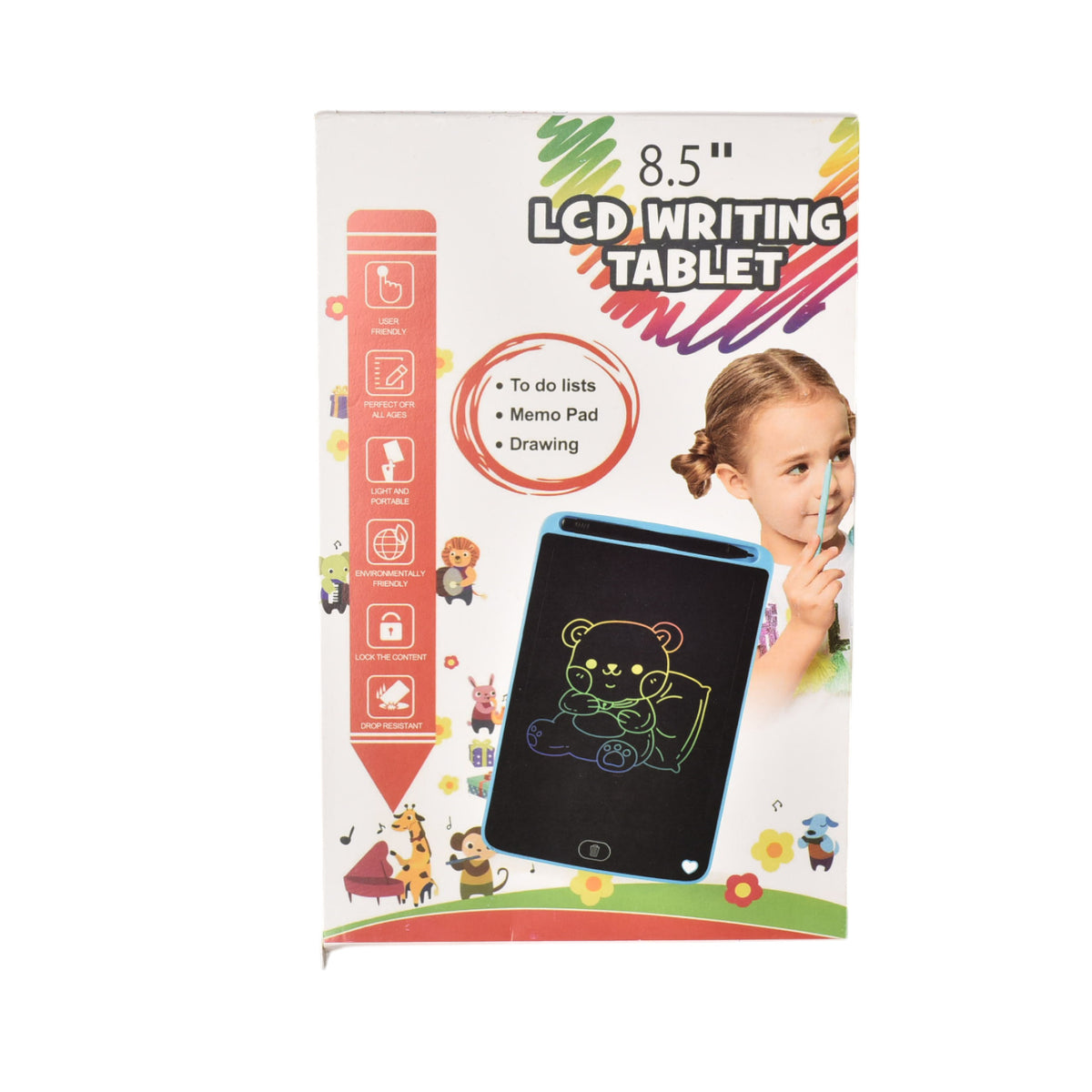 tablero de dibujo magico plastico 8.5 dim-14*22