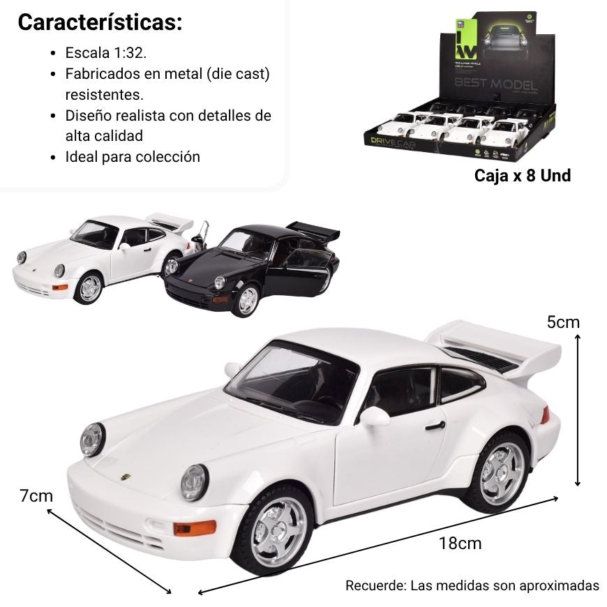 carro coleccionable dim: 18 x 7.4 x 5.8 cm