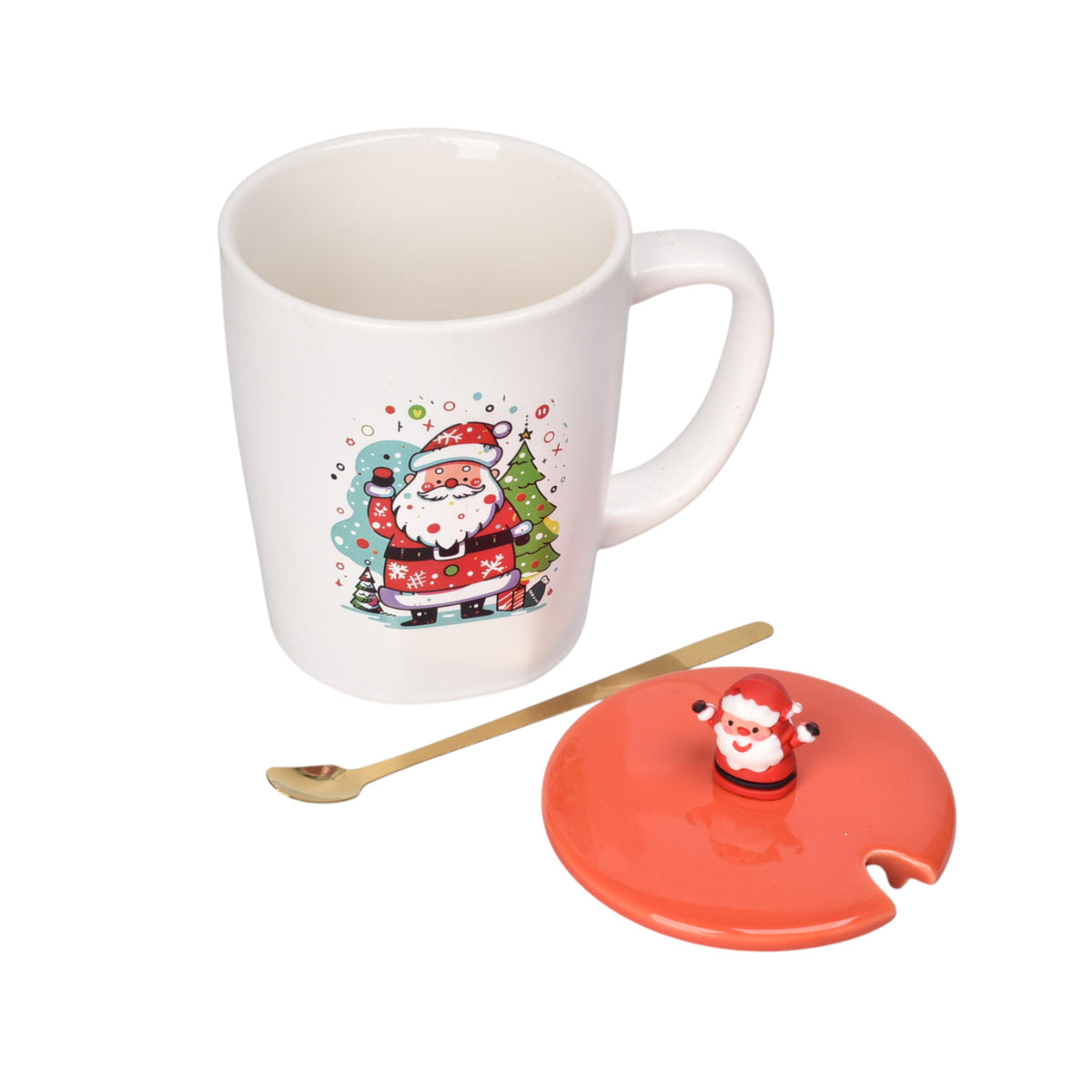 mug pocillo ceramica navidad 450ml