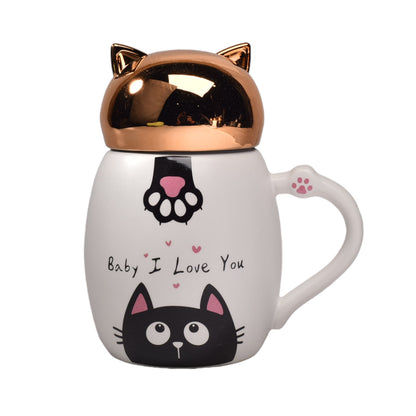 POCILLO EN CERAMICA CAFE MUG VASO DIM:8x11x13CM