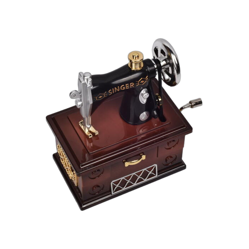 joyero musical maquina de coser dim: 9x5x11