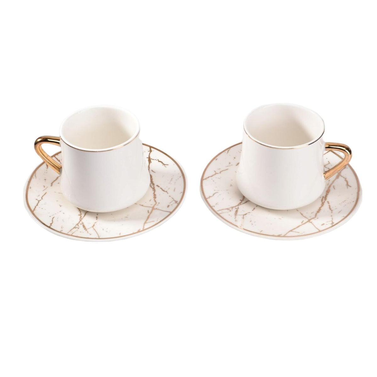 set duo pareja pocillo con plato ceramica