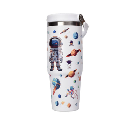 TERMO METALICO 890ML ASTRONAUTA DIM:8X24
