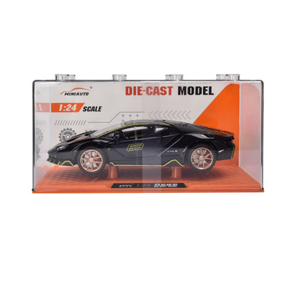 CARRO DE COLECCION METALICO CON ESTUCHE ACRILICO DIM:12 x 24 x 12 cm