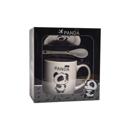 POCILLO CON CUCHARA MUG CERAMICA