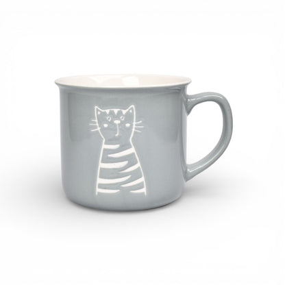 MUG POCILLO CERAMICA CON ESTAMPADO 320ML DIM: 9X9X8