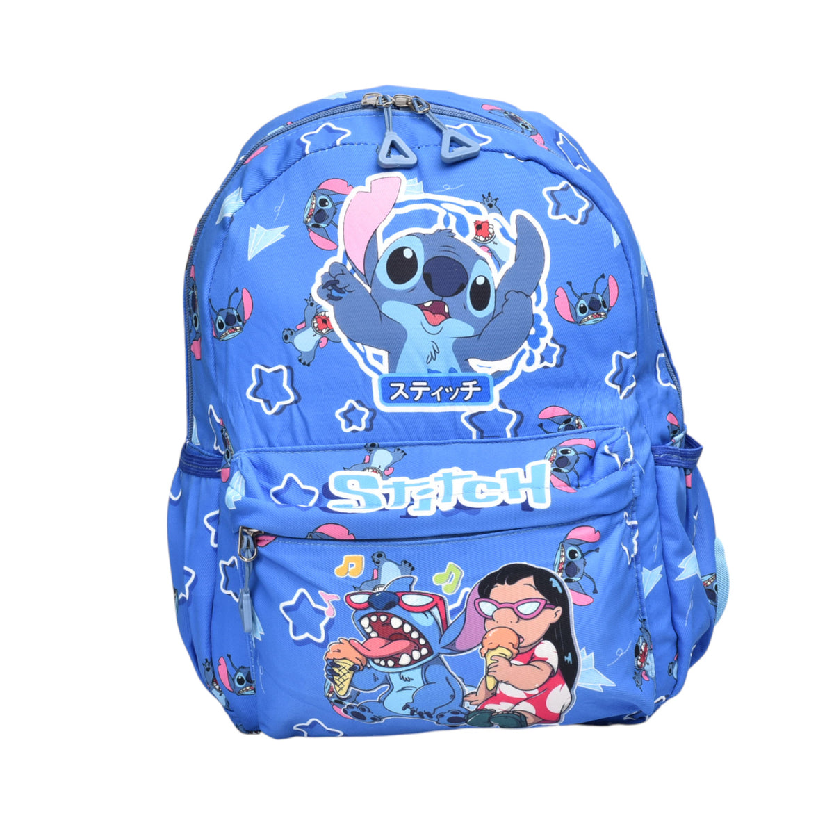 maleta morral con llavero poliester personaje dim:35x27x13