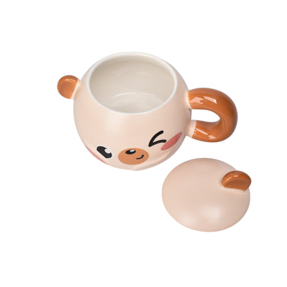 MUG POCILLO GRANDE CERAMICA FORMA DE OSO 400ML DIM:10X7