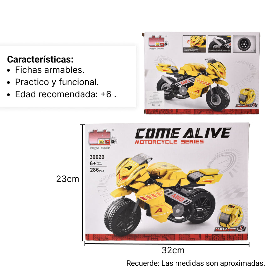 fichas de armar plastico juguete niños