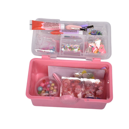 JUGUETE KIT DE ARTE CON ACCESORIOS PLASTICO DIM:19X11X13