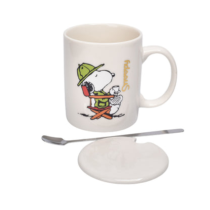 POCILLO CERAMICA SNOOPY PERSONAJE 350ML DIM:10X7
