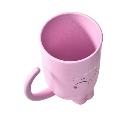 MUG TAZAS PARA NIÑOS NIÑAS FIBRA DE TRIGO DIM:10*7CM