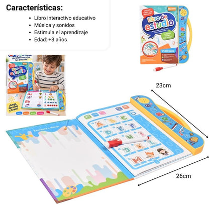 JUGUETE DIDACTICO LIBRO PARA NIÑOS DIM:23.6*2.6*26CM