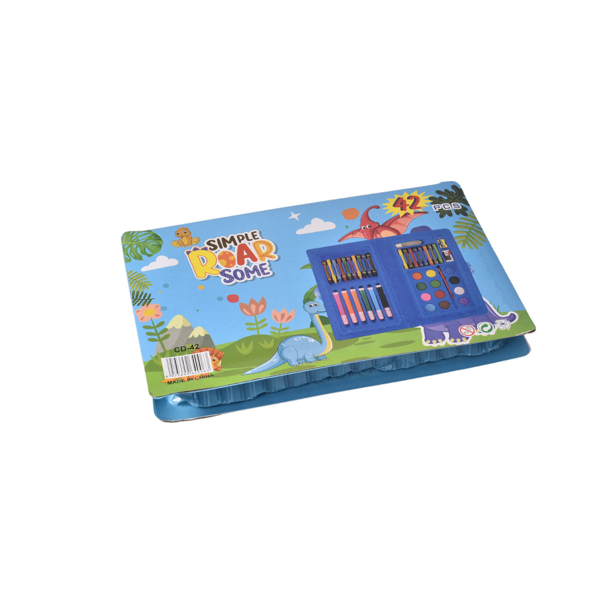 set caja de 42 kit pcs herramientas de pinturas dim:22x13x3