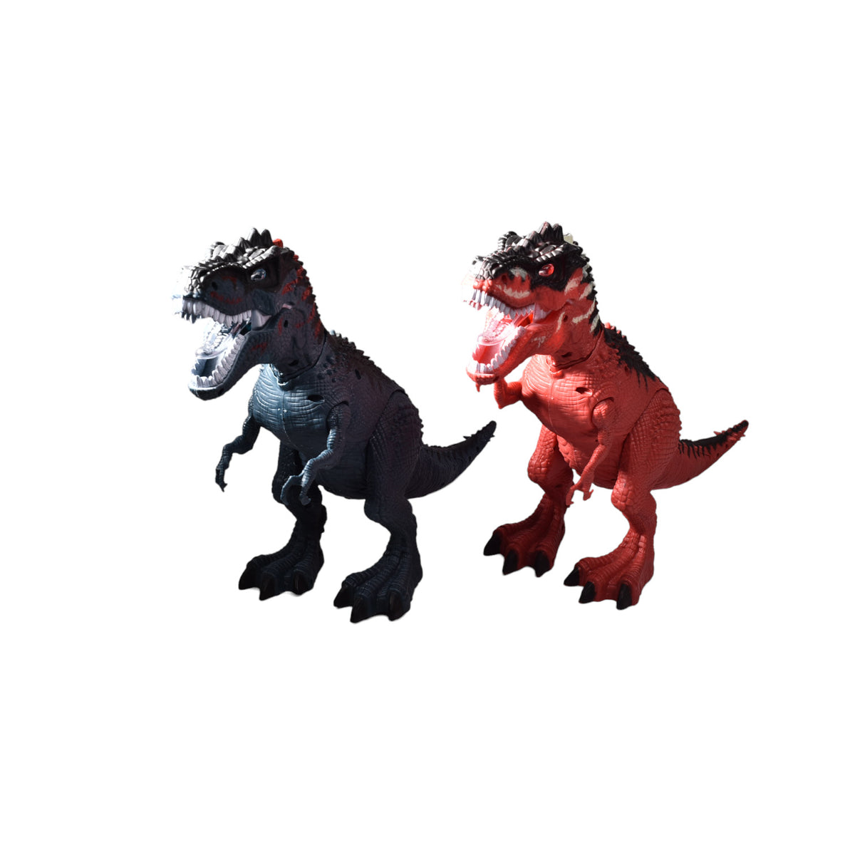 juguete dinosaurio con movimiento luces y sonido