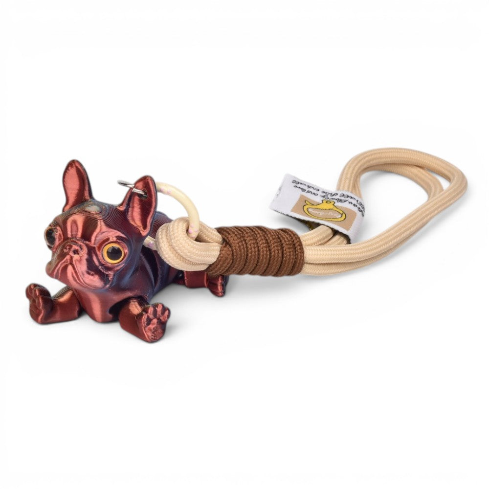 llavero perro plastico dim: 6x6cm