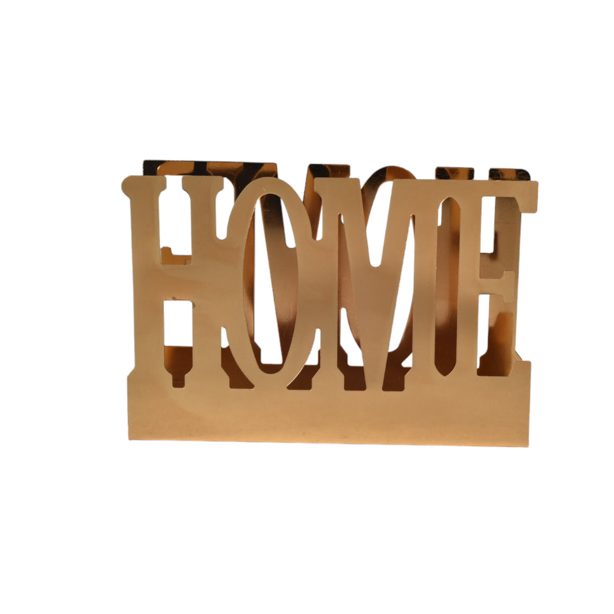 servilletero home dorado de acero inoxidable dim:14x9