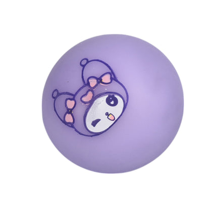SQUISHY ANTI ESTRES ELASTICO CAUCHO REDONDA VIOLETA DIM:11X14X3CM
