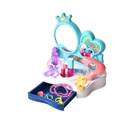 JUGUETE MINI TOCADOR PLASTICO CON ACCESORIOS