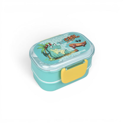 PORTACOMIDA CON CUBIERTOS Y DIVISION PLASTICO DIFERENTES DISEÑOS 350ML
