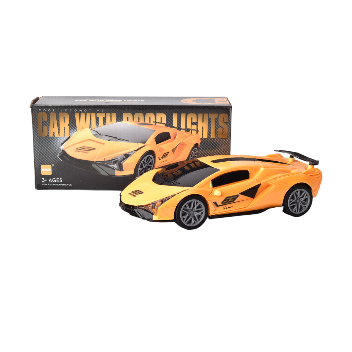 juguete carro plastico con movimiento luces y sonido