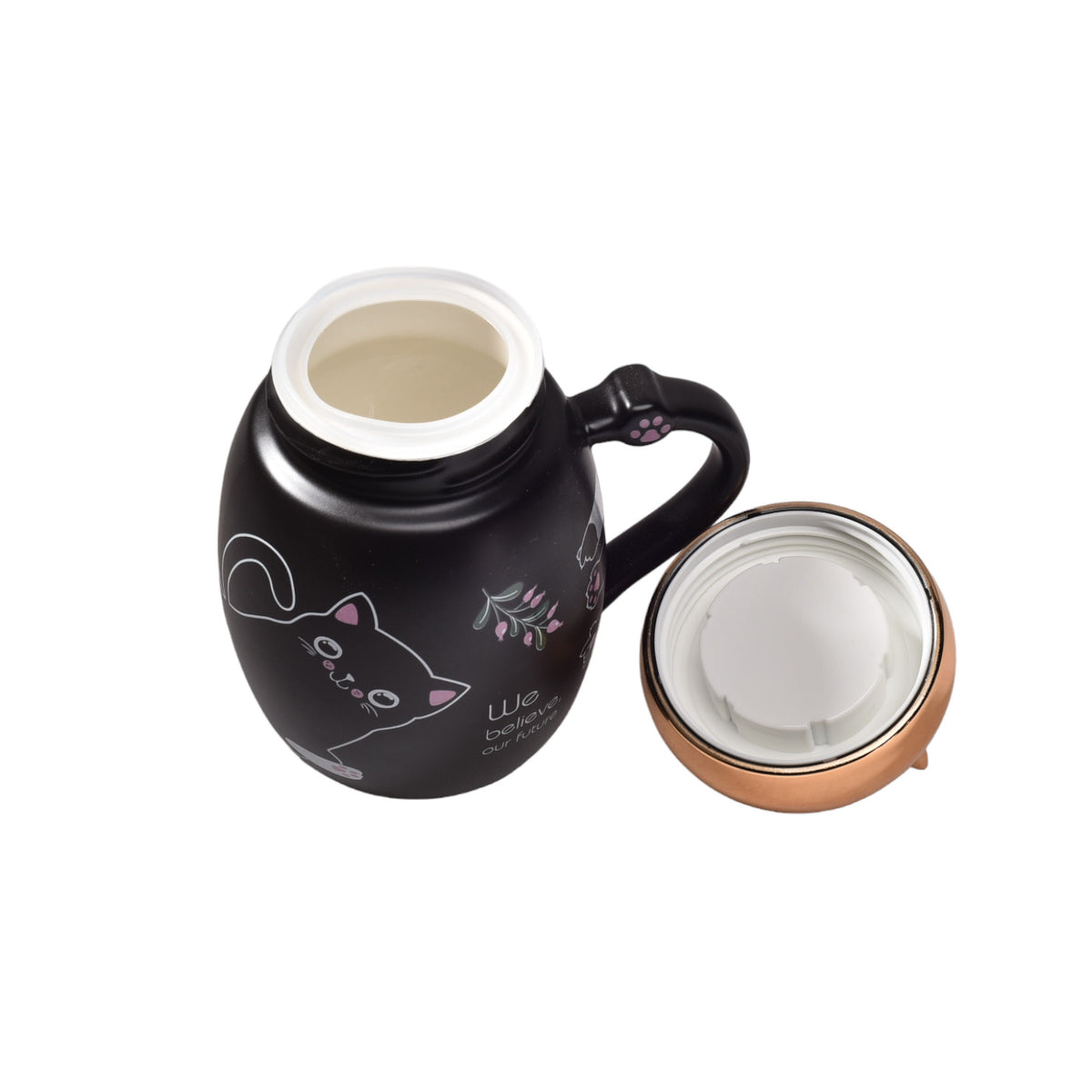 pocillo en ceramica cafe mug vaso dim:8x11x13cm