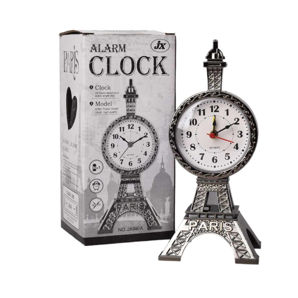 reloj forma de torre decorativa